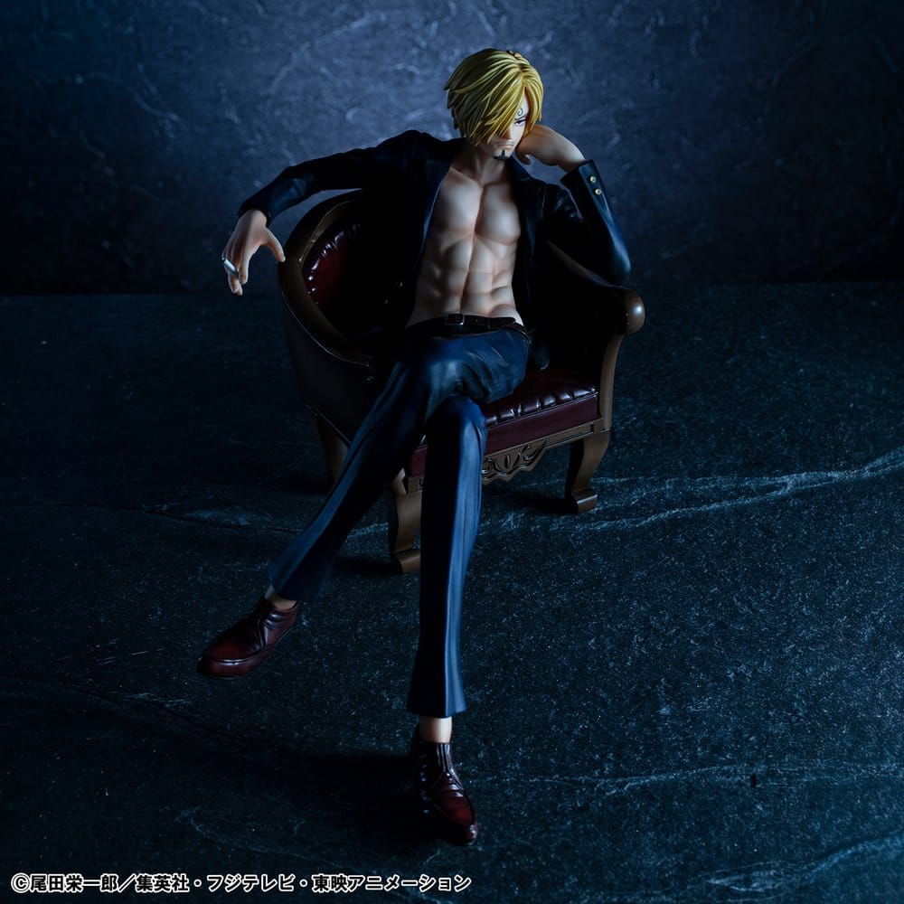 One Piece Portrait.Of.Pirates "S.O.C" PVC Figur Sanji Ver.R 14 cm