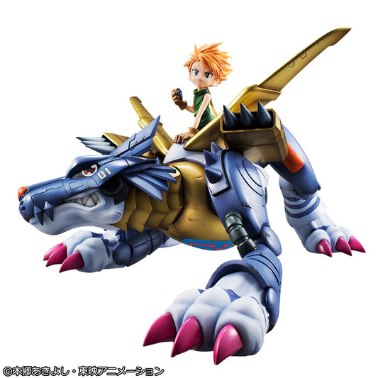 Digimon Adventure Precious G.E.M. Serie PVC Statue Metal Garurumon & Ishida Yamato 30 cm