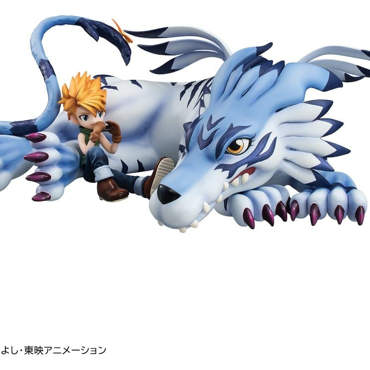 Digimon Adventure G.E.M. Series PVC Figur Garurumon & Ishida Yamato 25 cm (Repeat)