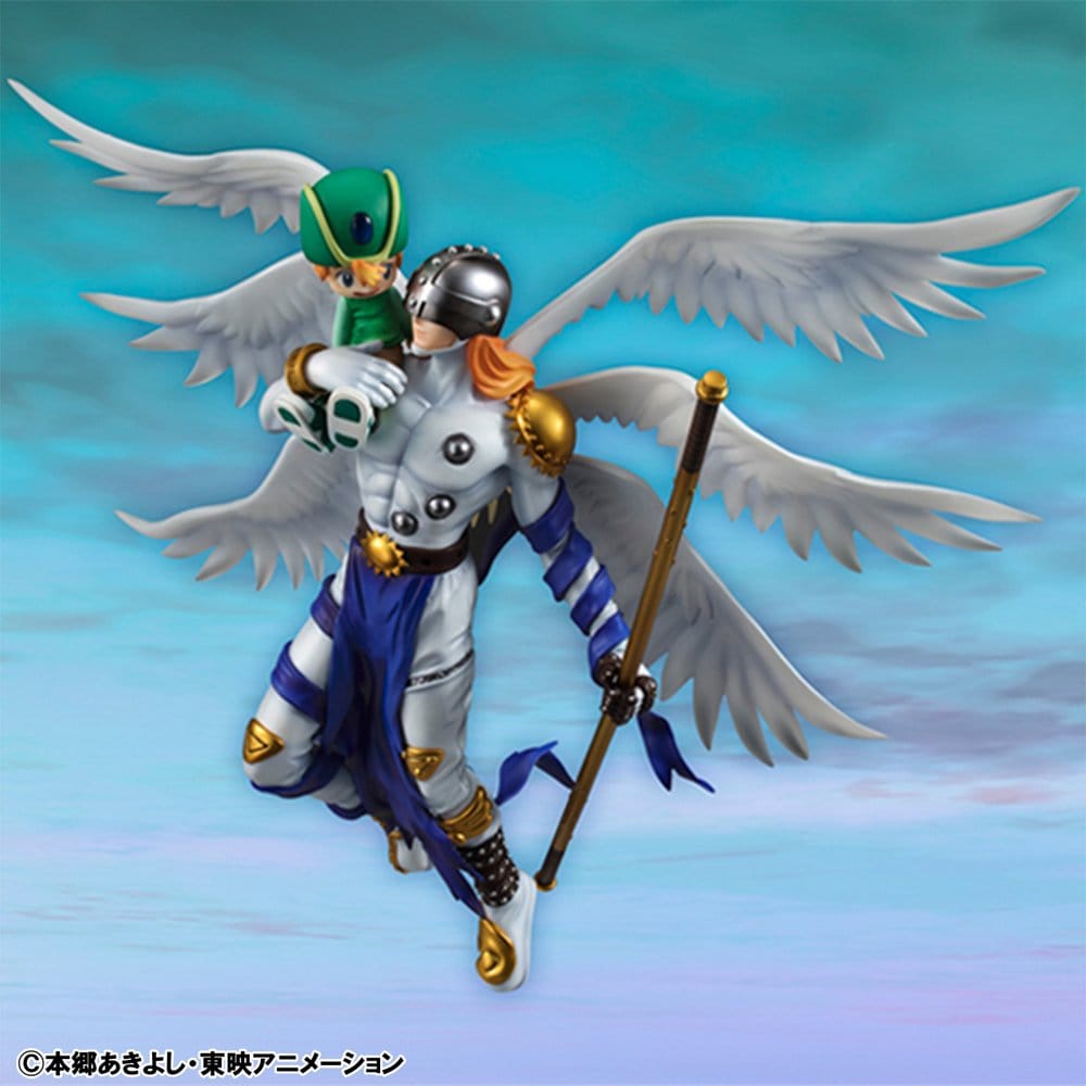 Digimon Adventure G.E.M. Series PVC-Figur Angemon & Takeru Takaishi 22 cm (Repeat)