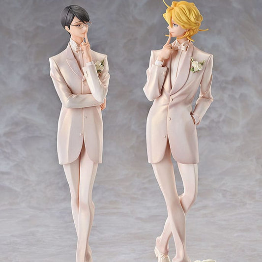 Doukyusei PVC Statuen 2er-Set 1/7 Hikaru Kusakabe & Licht Sajo: Wedding Ver. 24 cm