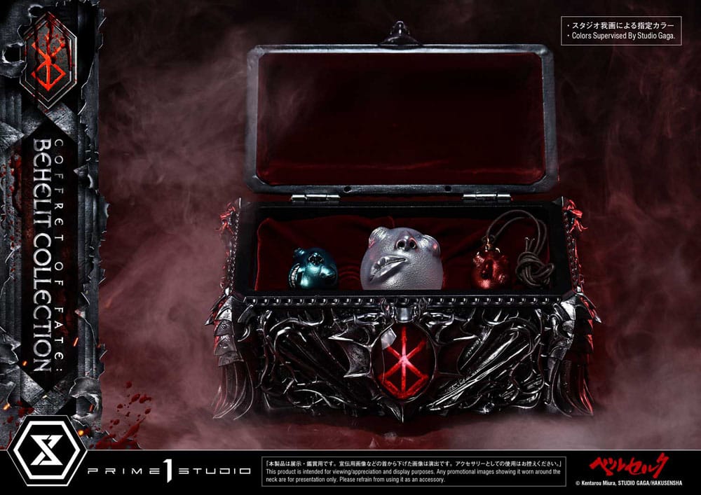 Berserk Life Scale Statuen Coffret of Fate: Behelit Collection 30 cm