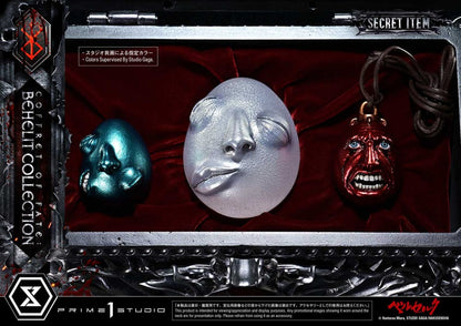 Berserk Life Scale Statuen Coffret of Fate: Behelit Collection 30 cm