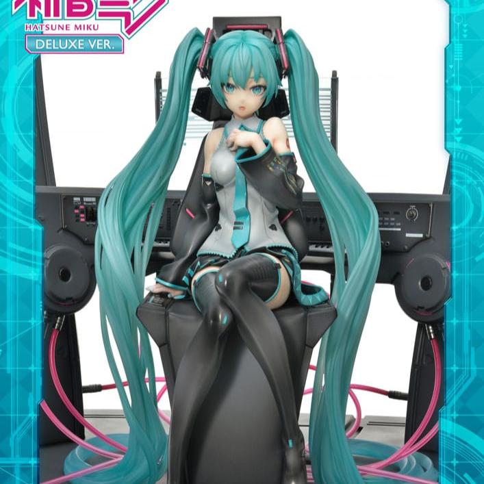 Hatsune Miku Prisma Wing PVC Statue 1/4 Hatsune Miku Art by neco Deluxe Bonus 46 cm