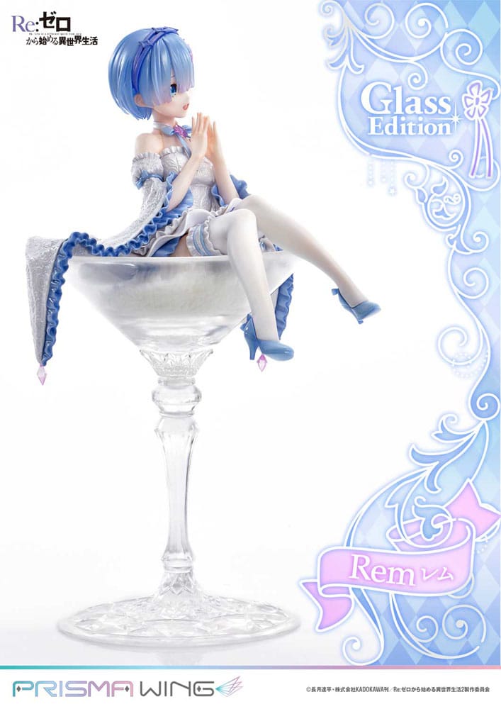 Re:ZERO Starting Life in Another World Prisma Wing PVC Statue 1/7 Rem Glass Edition 23 cm (Kopie) (Kopie)