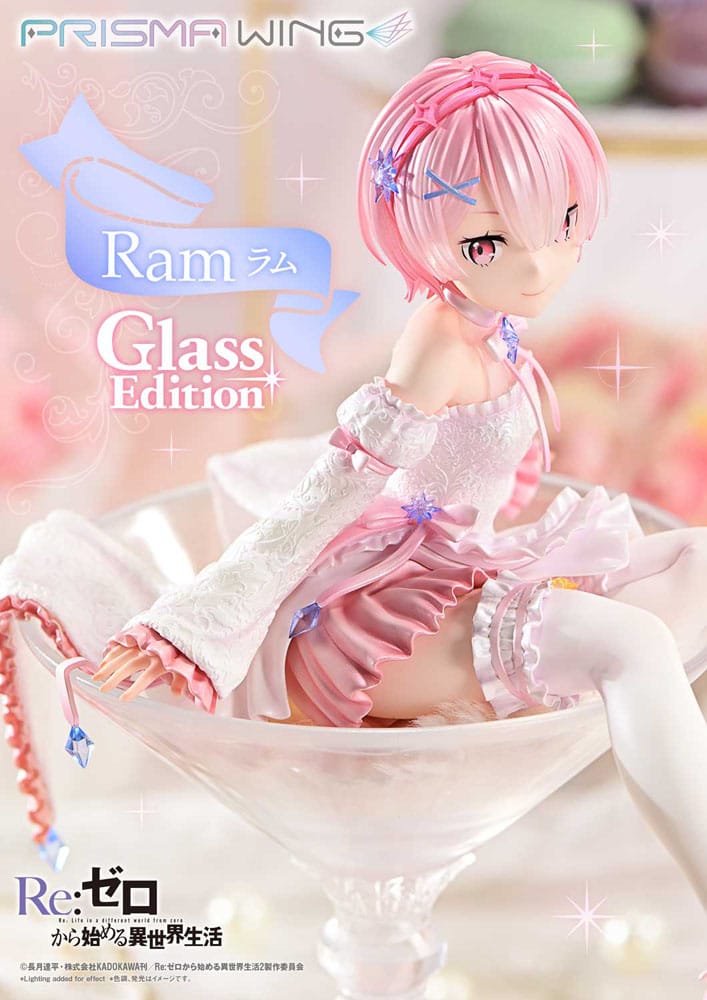 Re:ZERO Starting Life in Another World Prisma Wing PVC Statue 1/7 Ram Glass Edition 24 cm (Kopie)