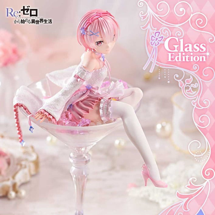 Re:ZERO Starting Life in Another World Prisma Wing PVC Statue 1/7 Ram Glass Edition 24 cm (Kopie)