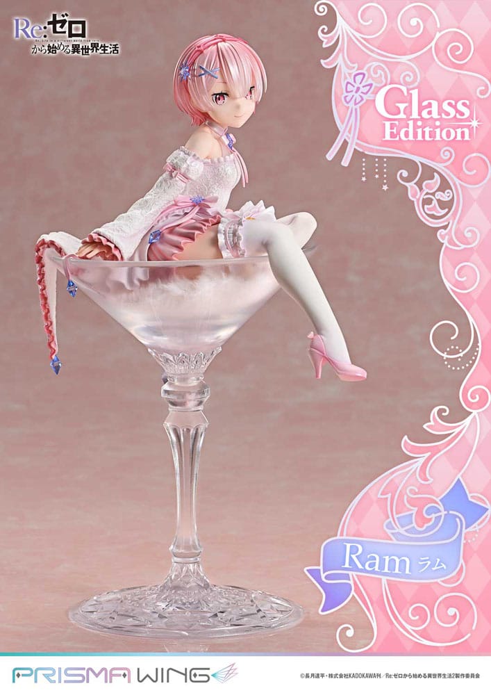 Re:ZERO Starting Life in Another World Prisma Wing PVC Statue 1/7 Ram Glass Edition 24 cm (Kopie)
