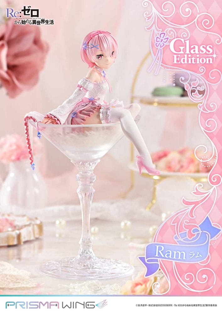 Re:ZERO Starting Life in Another World Prisma Wing PVC Statue 1/7 Ram Glass Edition 24 cm (Kopie)