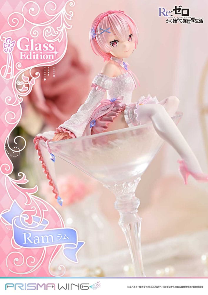 Re:ZERO Starting Life in Another World Prisma Wing PVC Statue 1/7 Ram Glass Edition 24 cm (Kopie)