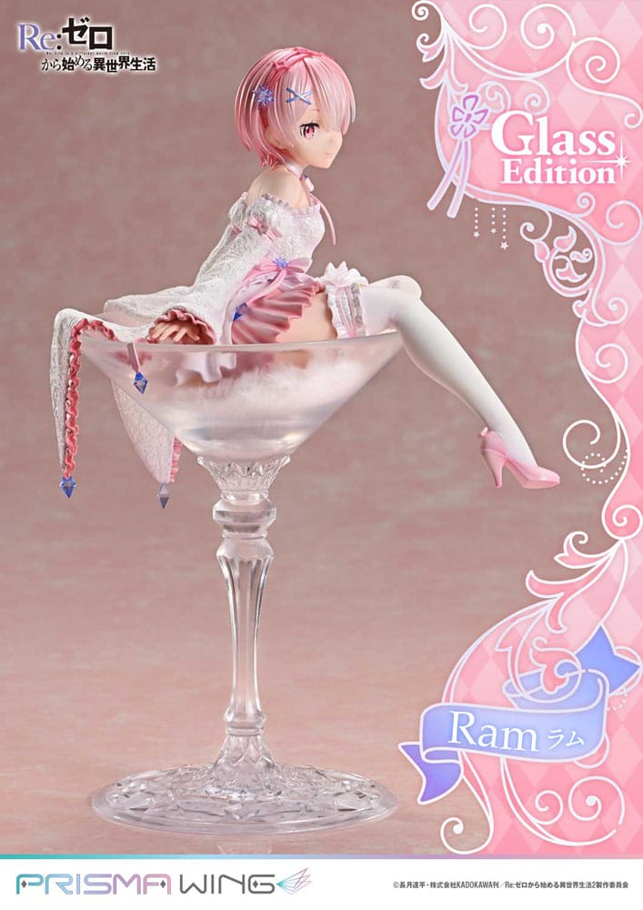 Re:ZERO Starting Life in Another World Prisma Wing PVC Statue 1/7 Ram Glass Edition 24 cm (Kopie)