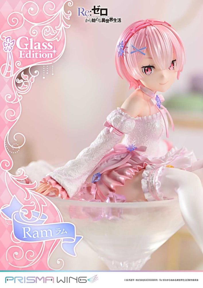 Re:ZERO Starting Life in Another World Prisma Wing PVC Statue 1/7 Ram Glass Edition 24 cm (Kopie)