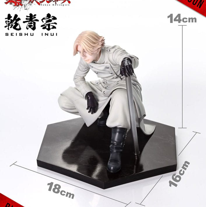Tokyo Revengers Prisma Wing PVC Statue 1/7 Seishu Inui 14 cm