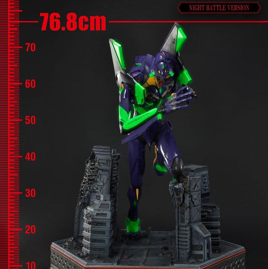 Hot Deals Neon Genesis Evangelion Statue Evangelion Test Type-01 Night Battle Version 77 cm
