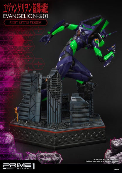 Hot Deals Neon Genesis Evangelion Statue Evangelion Test Type-01 Night Battle Version 77 cm