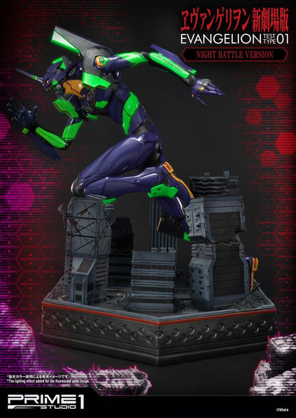 Hot Deals Neon Genesis Evangelion Statue Evangelion Test Type-01 Night Battle Version 77 cm