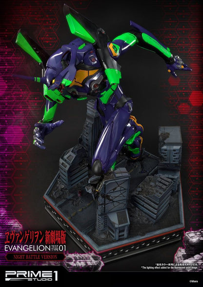 Hot Deals Neon Genesis Evangelion Statue Evangelion Test Type-01 Night Battle Version 77 cm
