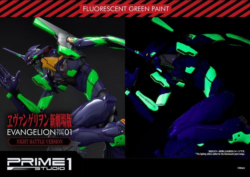 Hot Deals Neon Genesis Evangelion Statue Evangelion Test Type-01 Night Battle Version 77 cm