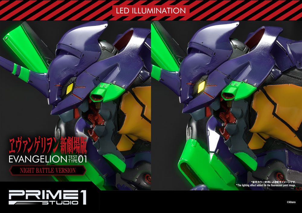 Hot Deals Neon Genesis Evangelion Statue Evangelion Test Type-01 Night Battle Version 77 cm