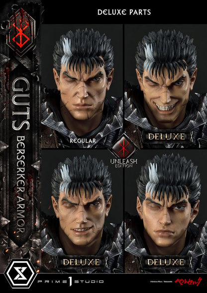 Berserk Statue 1/4 Guts Berserker Armor Unleash Edition Deluxe Version 91 cm