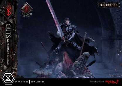 Berserk Statue 1/4 Guts Berserker Armor Unleash Edition Deluxe Version 91 cm