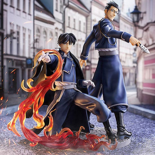 Fullmetal Alchemist: Brotherhood PVC Statue Roy Mustang & Maes Hughes Kizuna 27 cm