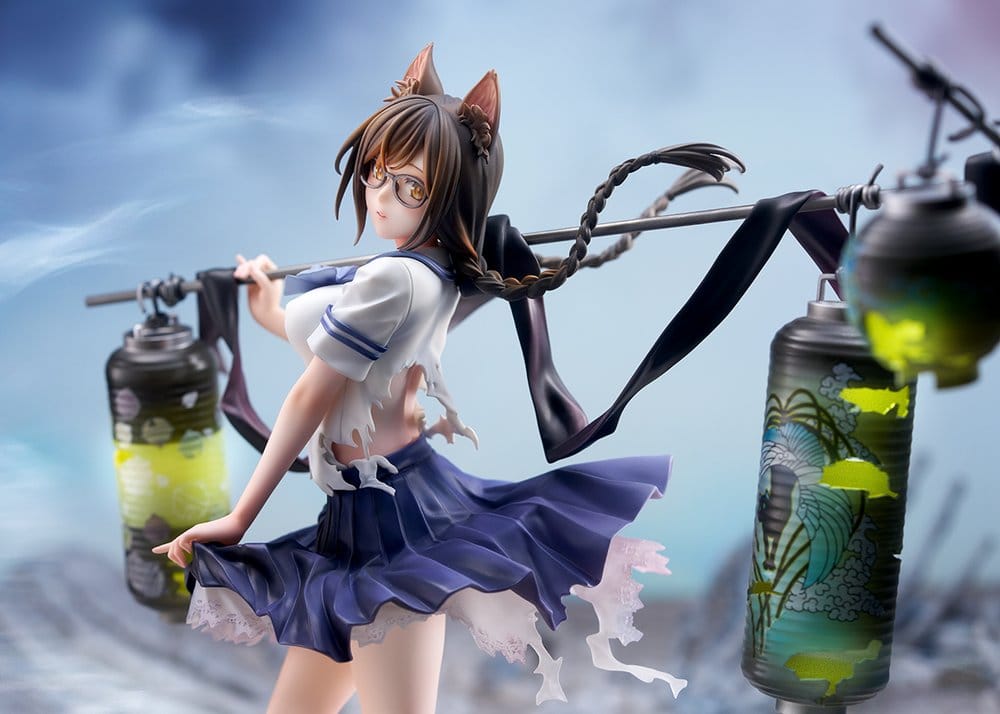 Comics Bakemonogatari PVC Figur 1/7 Tsubasa Hanekawa 26 cm