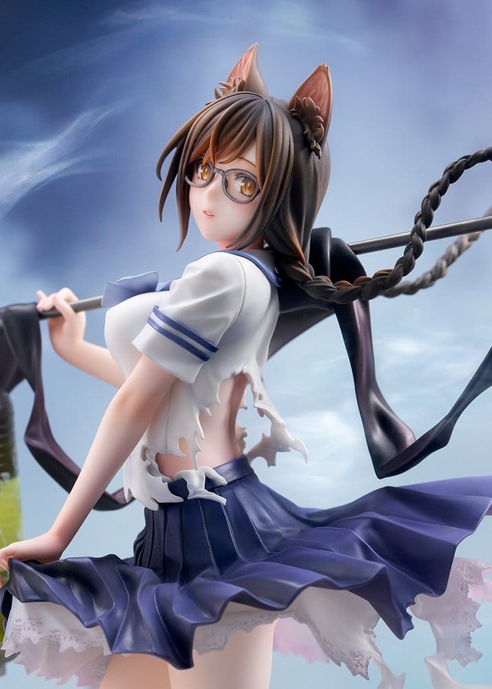 Comics Bakemonogatari PVC Figur 1/7 Tsubasa Hanekawa 26 cm