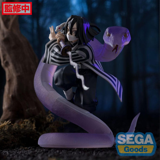 Demon Slayer: Kimetsu no Yaiba Xross Link Anime PVC Statue Obanai Iguro Hashira Training Arc 14 cm