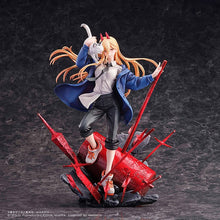 Lade das Bild in den Galerie-Viewer, Chainsaw Man Statue 1/7 Power &amp; Meowy 28 cm
