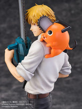 Lade das Bild in den Galerie-Viewer, Chainsaw Man S-Fire PVC Statue 1/7 Denji &amp; Pochita 24 cm
