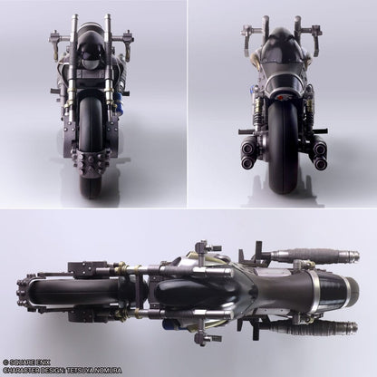 Final Fantasy VII Bring Arts Actionfigur und Fahrzeug Cloud Strife & Hardy-Daytona 15 cm