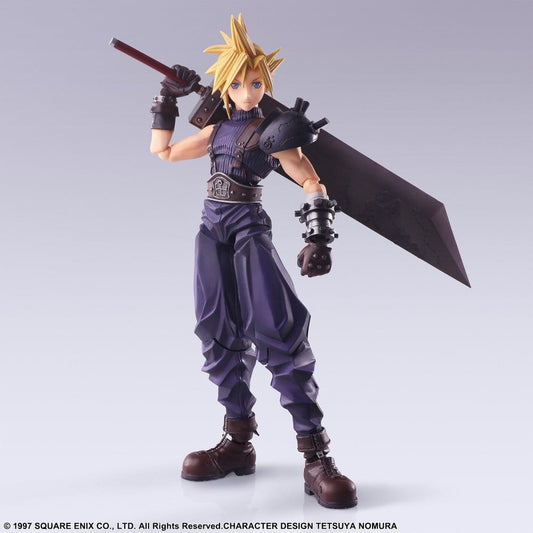 Final Fantasy VII Bring Arts Actionfigur Cloud Strife Digital Plus Edition 15 cm