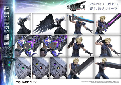 Final Fantasy VII Rebirth Masterline Statuen 2er-Pack 1/4 Cloud Strife vs Sephiroth 69 cm