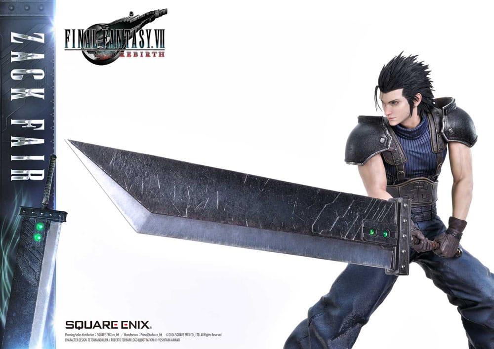Final Fantasy VII Rebirth Masterline Statue 1/4 Zack Fair 57 cm
