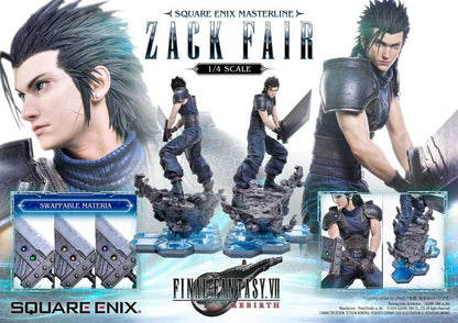 Final Fantasy VII Rebirth Masterline Statue 1/4 Zack Fair 57 cm