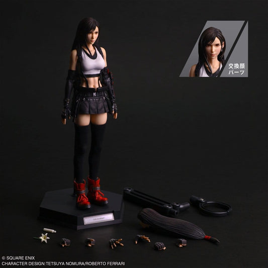 Final Fantasy VII Rebirth Play Arts Shin Actionfigur Tifa Lockhart 25 cm