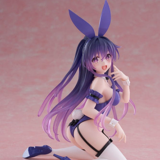 Date A Live V PVC Statue Desktop Cute Figure Tohka Yatogami Bunny Ver. 13 cm