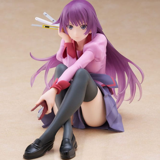 Monogatari PVC Statue Desktop Cute Figure Hitagi Senjougahara 13 cm