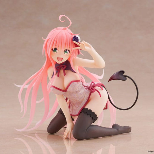 To Love-Ru Darkness PVC Statue Desktop Cute Figure Lala Chinese Dress Ver. 13 cm