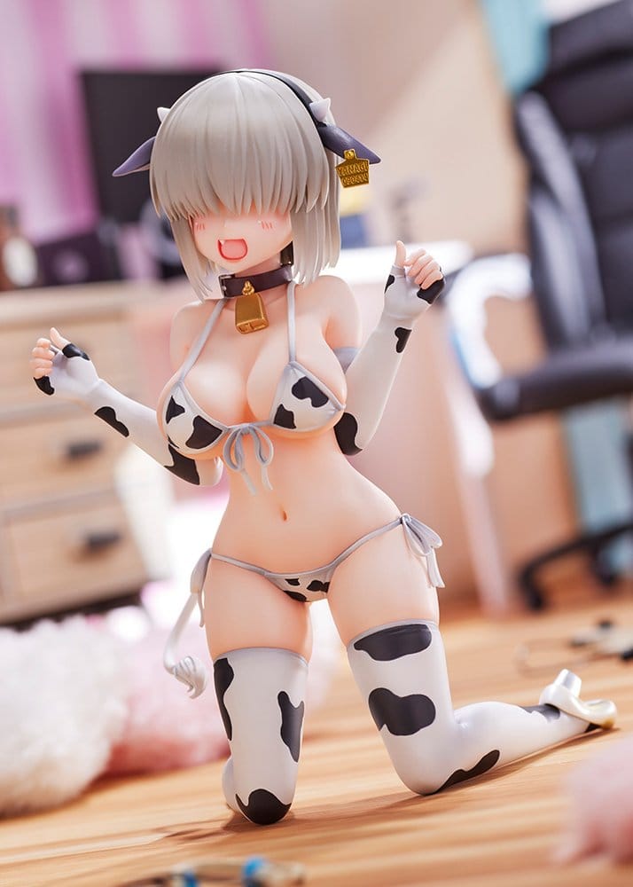 Uzaki-chan Wants to Hang Out! 2nd Season PVC Figur 1/7 Yanagi Uzaki (Cow Bikini) (re-run) 15 cm