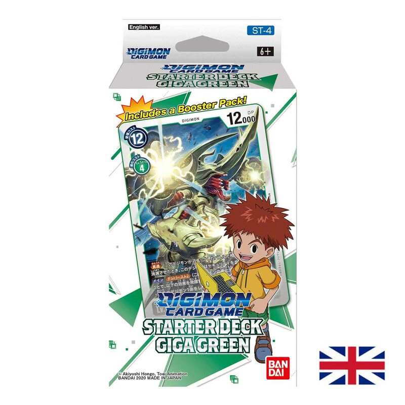 Digimon Card Game - Starter Deck - GIGA GREEN - Englisch